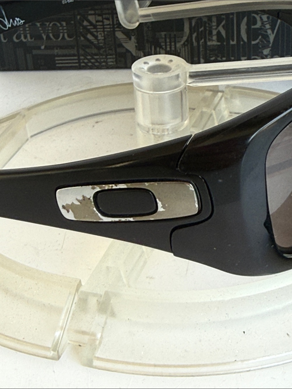 Oakley Limited Edition Bruce Irons Hijinx Sunglasses 03-590 Black Frame Grey Len - Picture 8 of 13
